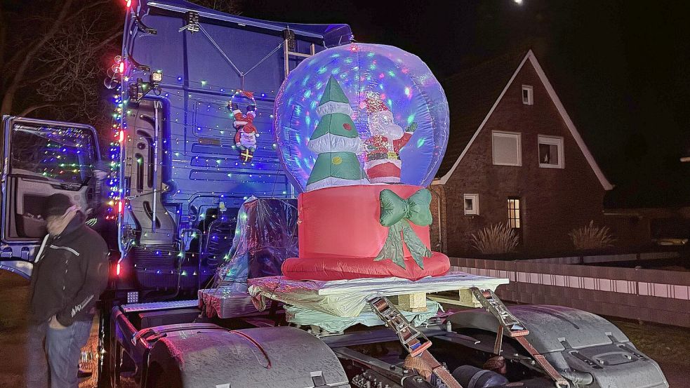 Originelle Dekoration war auf zu manchem Schlepper zu sehen. Foto: Karin Böhmer
