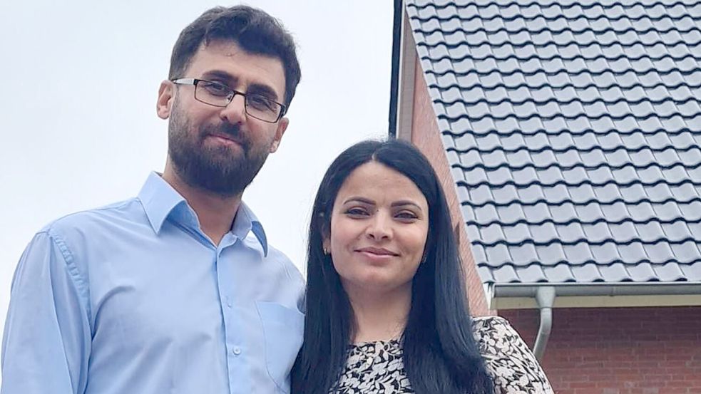 Nesrin Khalil und ihr Mann Mohammed kamen 2013 mit ihrem siebenmonatigen Baby nach Deutschland. Foto: Privat