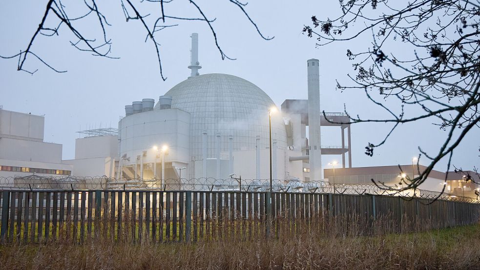 Das Kernkraftwerk Brokdorf wurde am 31. Dezember 2021 endgültig abgeschaltet. Foto: dpa/Georg Wendt