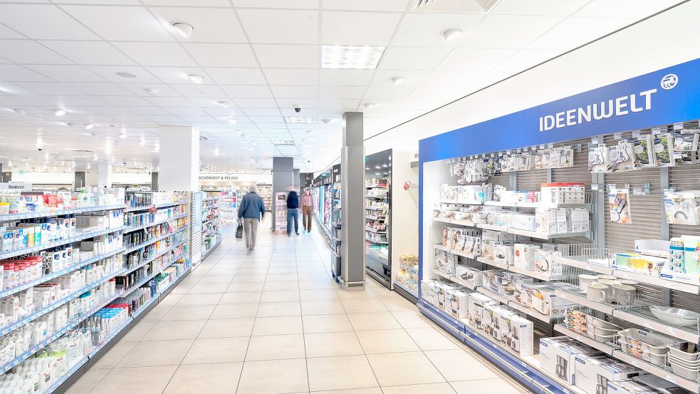 Blick in eine Rossmann-Filiale. Der Standort in Moordorf soll bald erweitert werden. Foto: Dirk Rossmann GmbH