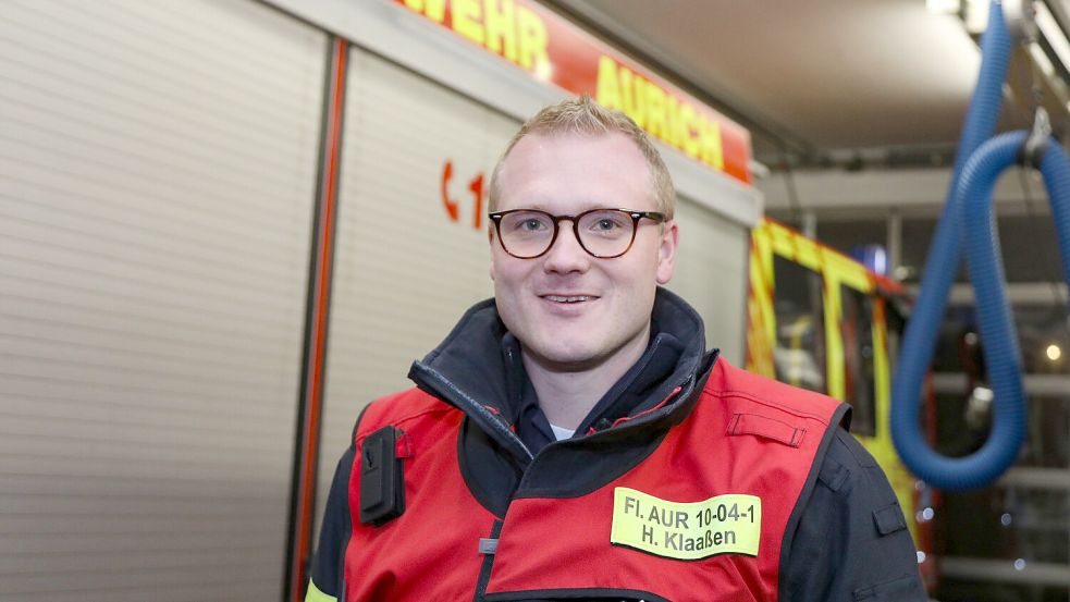 Heiko Klaaßen ist stellvertretender Ortsbrandmeister der Auricher Wehr. Foto: Romuald Banik