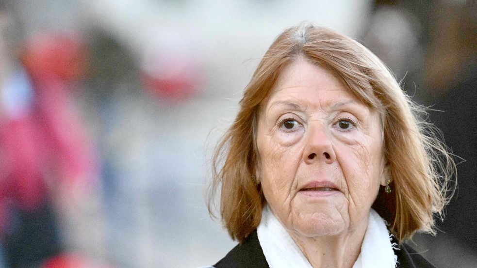 Gisèle Pelicot trifft im Gerichtsgebäude von Avignon zum Prozess gegen ihren Ex-Mann ein. Foto: dpa/picture-alliance/AFP