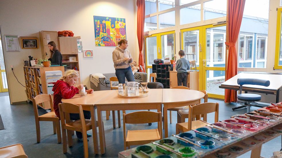 Spiele, Kreativität, draußen toben – all das wird im Hort geboten. Foto: Romuald Banik