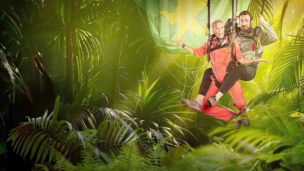 Die Moderatoren Sonja Zietlow und Jan Köppen haben im Dschungelcamp schon so einiges erlebt. Foto: RTL
