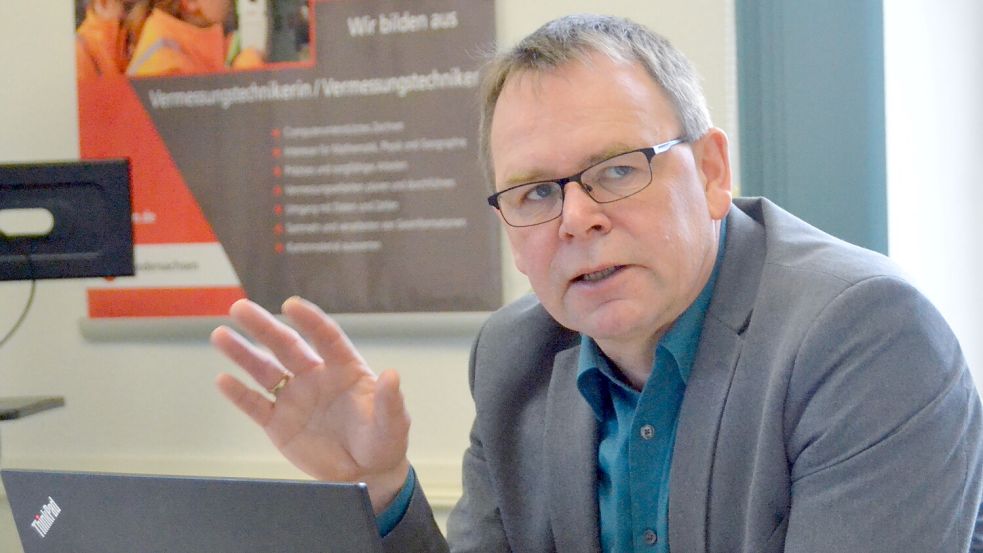 Der Vorsitzende des Gutachterausschusses für Grundstückswerte Aurich, Martin Homes. Foto: Aiko Recke