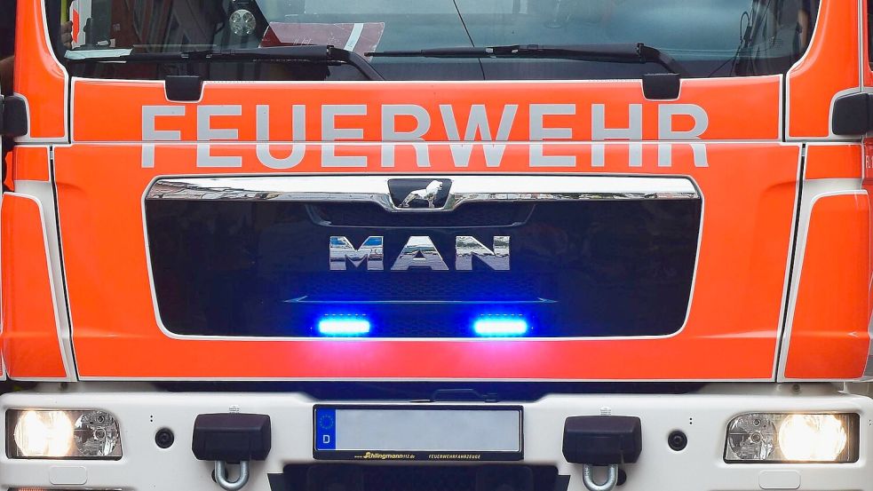 Die Feuerwehr rückte in Aurich aus. Symbolfoto: Pixabay