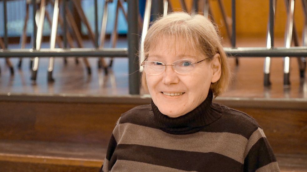 Blanka Seelgen ist Vorsitzende des Linken-Kreisverbandes Aurich. Foto: Romuald Banik