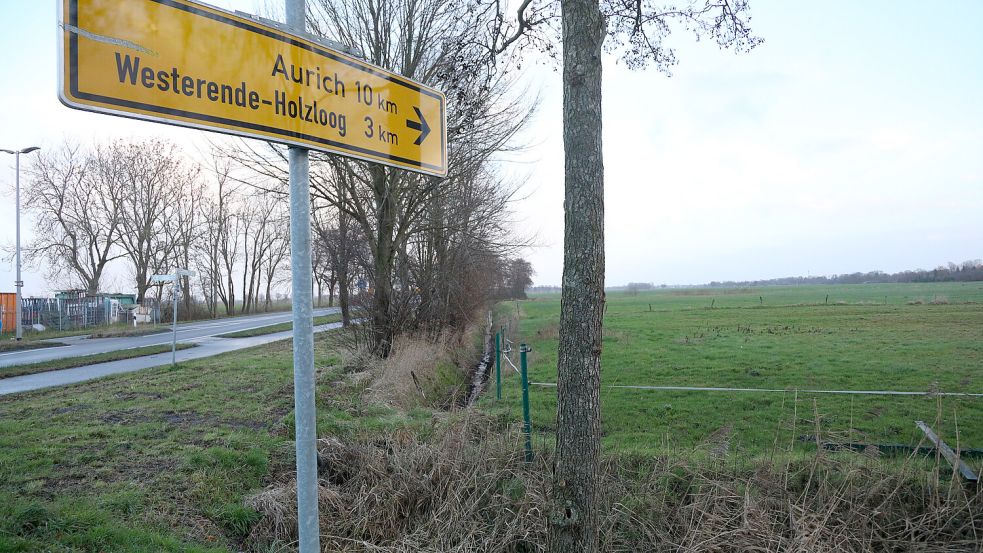 Blick auf den neuen Standort der Wehr Ochtelbur, der schon in Bangstede liegt. Foto: Romuald Banik