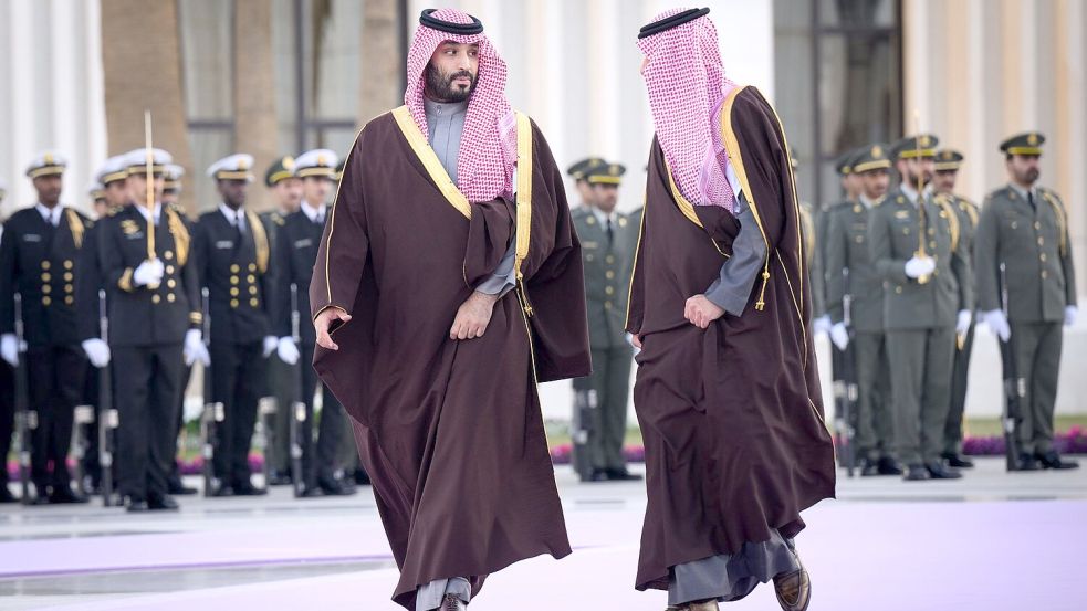 Der saudische Kronprinz zahlt viel Geld für den Besuch Trumps Foto: Bernd von Jutrczenka/dpa