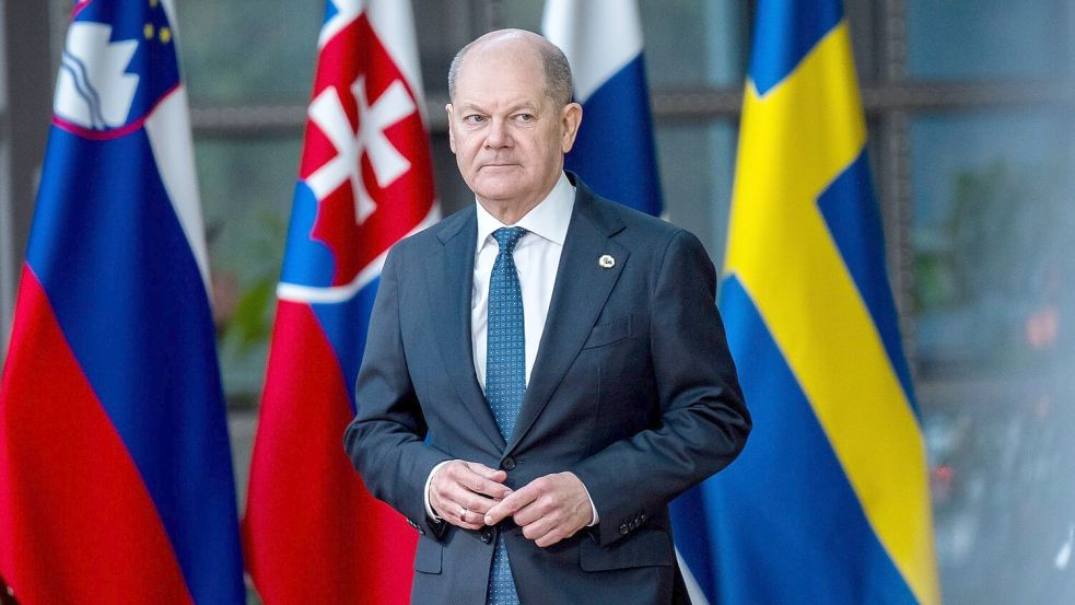 Einem französischen Vorstoß für einen nuklearen Schutzschirm erteilt Scholz eine Abfuhr. Foto: Wiktor Dabkowski/ZUMA Press Wire/dpa
