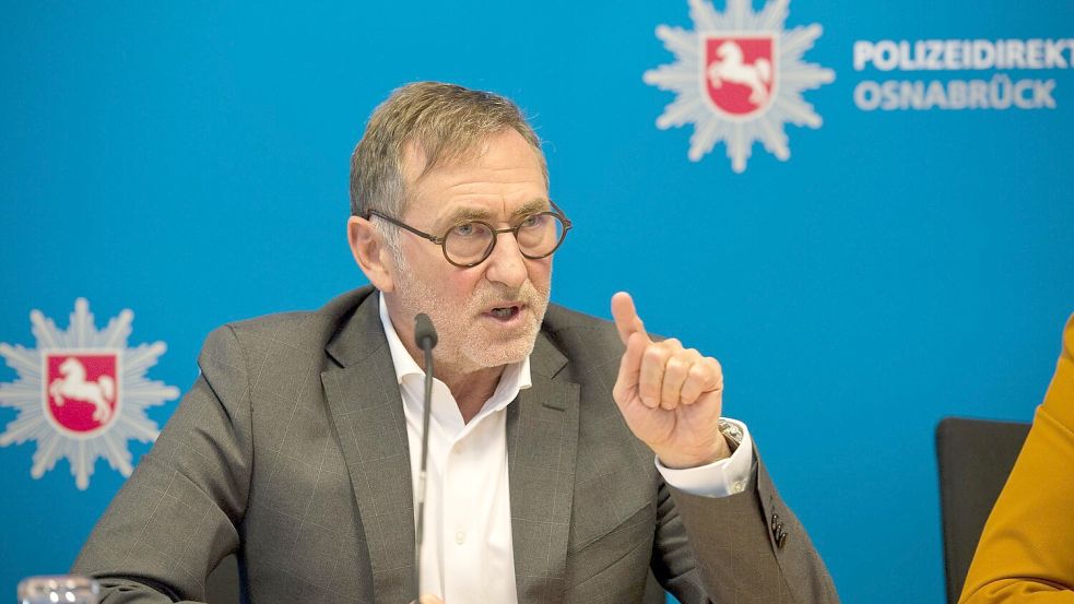 Osnabrücks Polizeipräsident Michael Maßmann über Messer als Tatwaffe, die Herkunft von Tätern und die hohe Zahl an Körperverletzungen. Foto: Philipp Hülsmann