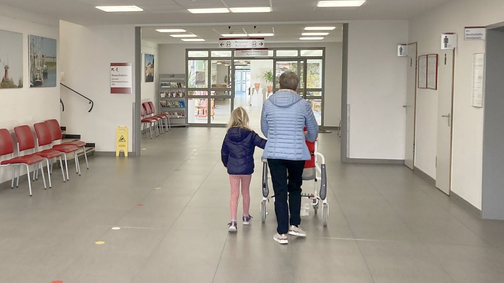Bisher ist die Bereitschaftspraxis der KV in Norden im ehemaligen Krankenhaus untergebracht. Foto: Rebecca Kresse