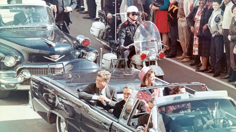 Tatort Dallas: Die Ermordung John F. Kennedys am 22. November 1963. Foto: dpa/ARTE/Bettmann/Corbis