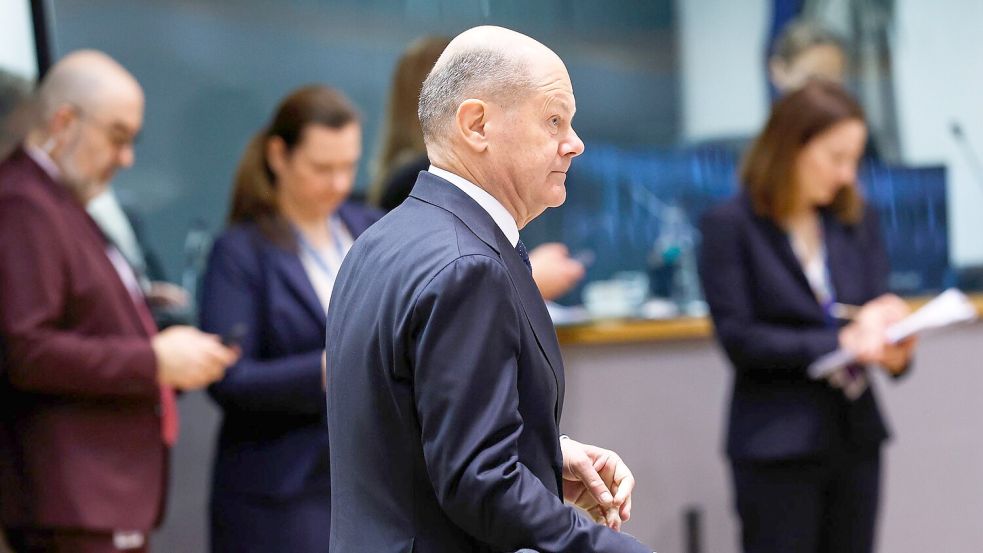 Für Olaf Scholz ist es voraussichtlich der letzte EU-Gipfel dieser Art. Foto: Omar Havana/AP/dpa