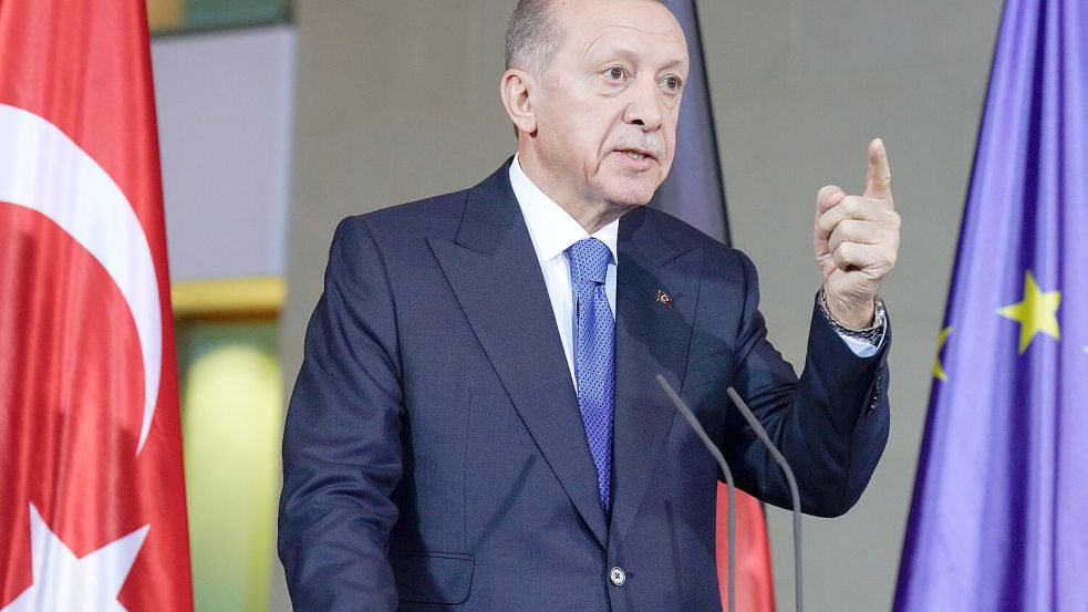 Verbittet sich jede Einmischung von außen: der türkische Präsident Recep Tayyip Erdogan. Foto: IMAGO/Bernd Elmenthaler