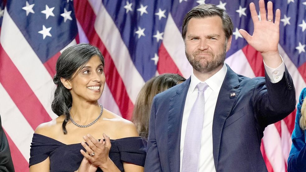 Usha Vance liebt das Konzept von Grönland Foto: Alex Brandon/AP/dpa