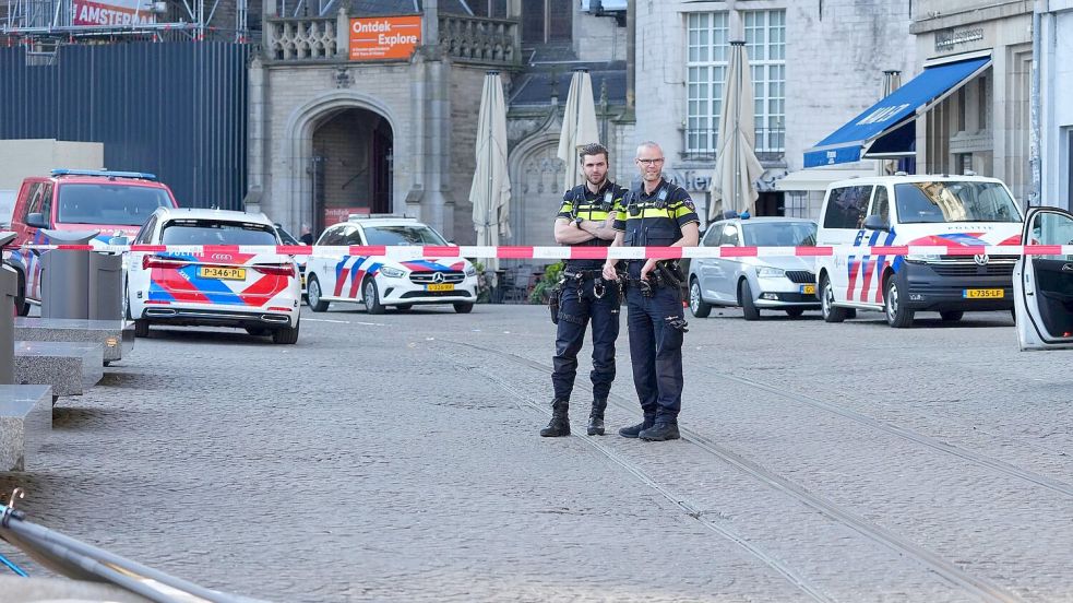 Zu der Tat kam es im Zentrum von Amsterdam. Foto: Peter Dejong/AP/dpa