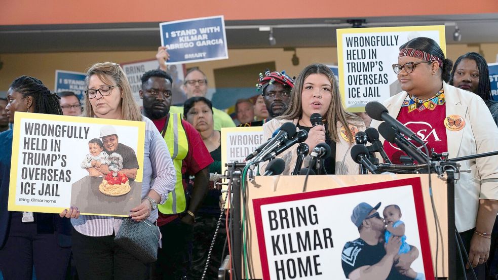 Die Familie von Kilmar Abrego Garcia setzt sich dafür ein, dass er in die USA zurückgebracht wird. Foto: Jose Luis Magana/FR159526 AP/AP/dpa