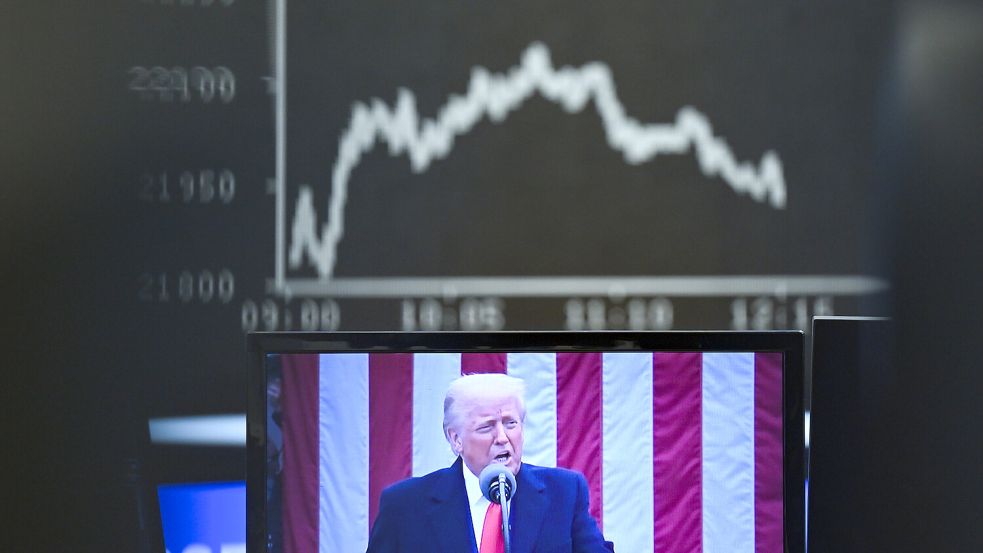 Macht nicht nur die Märkte nervös: US-Präsident Donald Trump. Foto: dpa/Arne Dedert