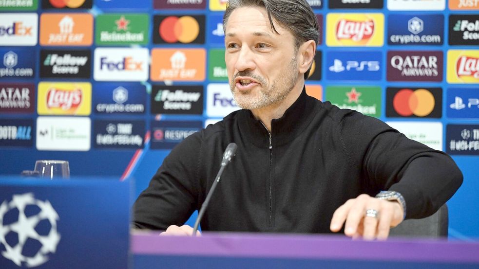 Niko Kovac steht mit Borussia Dortmund im Viertelfinale der Champions League Foto: Federico Gambarini/dpa