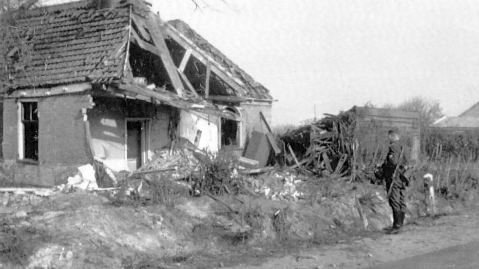 Schwere Gefechte auf der ganzen Insel: Kurz vor Kriegsende kamen auf Texel noch mindestens 1500 Menschen ums Leben, darunter knapp 120 Zivilisten. Foto: Luchtvaart- en Oorlogsmuseum Texel