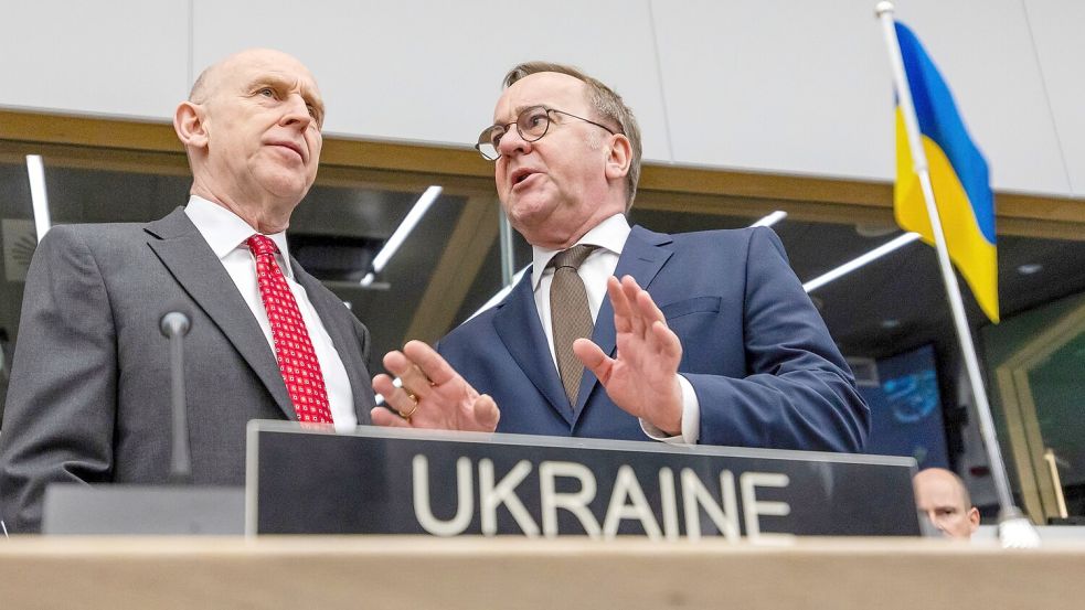 Deutschland und Großbritannien leiteten das Treffen der Kontaktgruppe. Foto: Geert Vanden Wijngaert/AP/dpa
