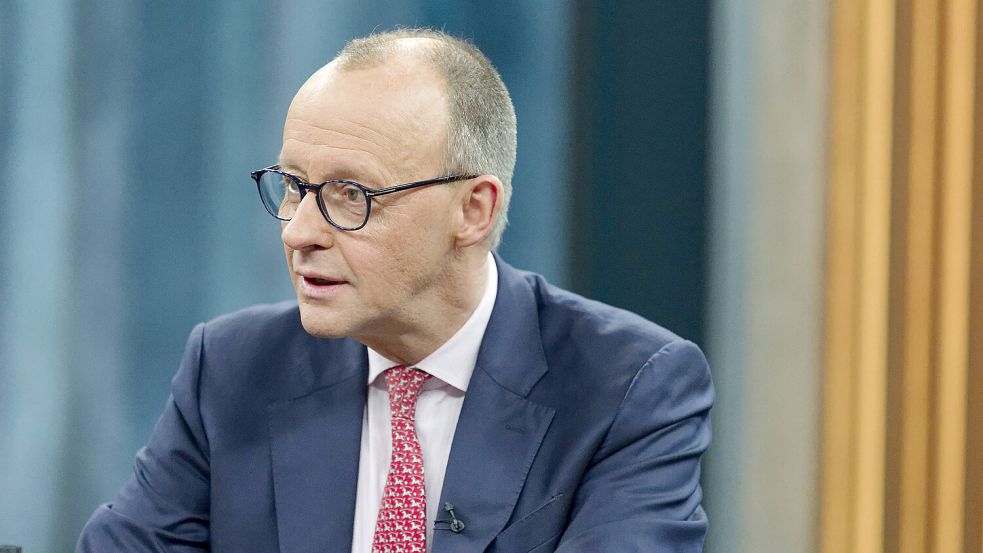 Der designierte Bundeskanzler und CDU-Chef Friedrich Merz hat bei „Caren Miosga“ die Auswahl seiner Verhandlungsgruppe in den Koalitionsgesprächen der SPD verteidigt. Foto: IMAGO/Jürgen Heinrich
