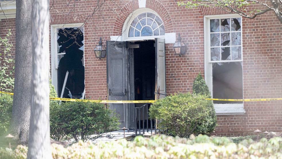 Feuer im Haus des Gouverneurs von Pennsylvania, Josh Shapiro: Der Demokrat war im vergangenen Jahr zeitweise als möglicher Vizepräsidentschaftskandidat seiner Partei an der Seite von Kamala Harris im Gespräch. Foto: dpa/AP/Marc Levy
