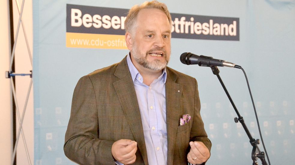Der Auricher CDU-Kreischef Dr. Joachim Kleen. Foto: Aiko Recke