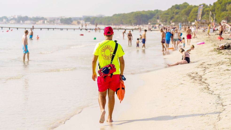 Alcudia im Nordosten der Insel ist eigentlich ein ruhigerer Ort Mallorcas. (Archivbild) Foto: Andreas Arnold/dpa