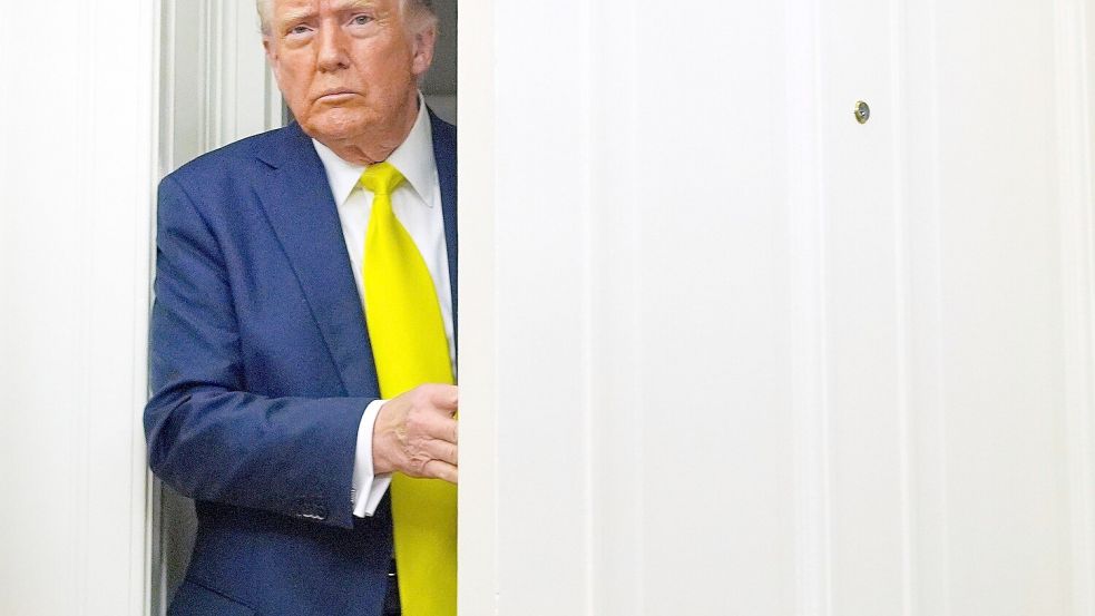 US-Präsident Donald Trump hat auf seiner Online-Plattform „Truth Social“ gegen die Justiz gewettert. Foto: Alex Brandon/AP/dpa