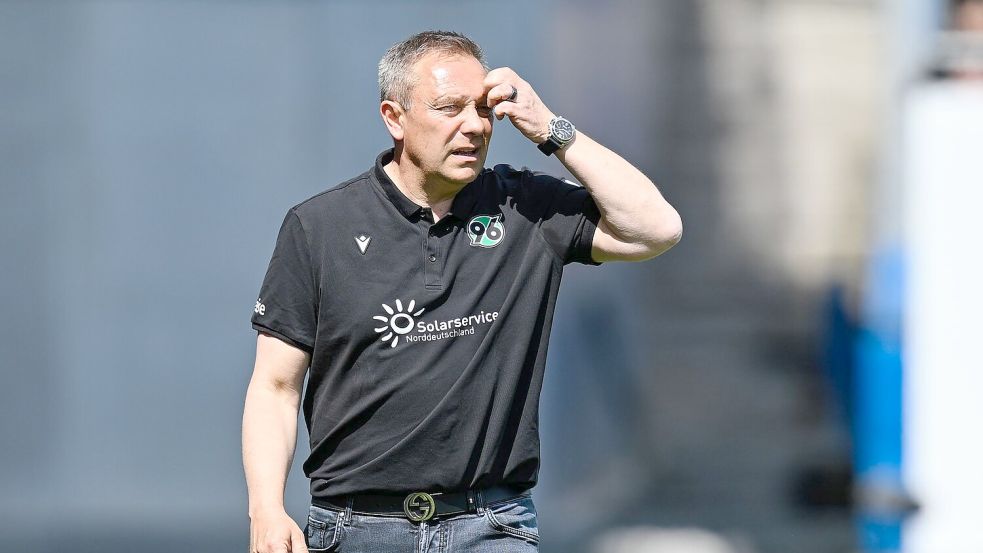 Ist nicht länger Trainer bei Hannover 96: André Breitenreiter. Foto: Uwe Anspach/dpa