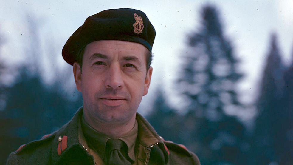 Brigadier James Alan Roberts, 3rd Canadian Infantry Division, im Winter 1944/45. Foto: Library and Archives Canada