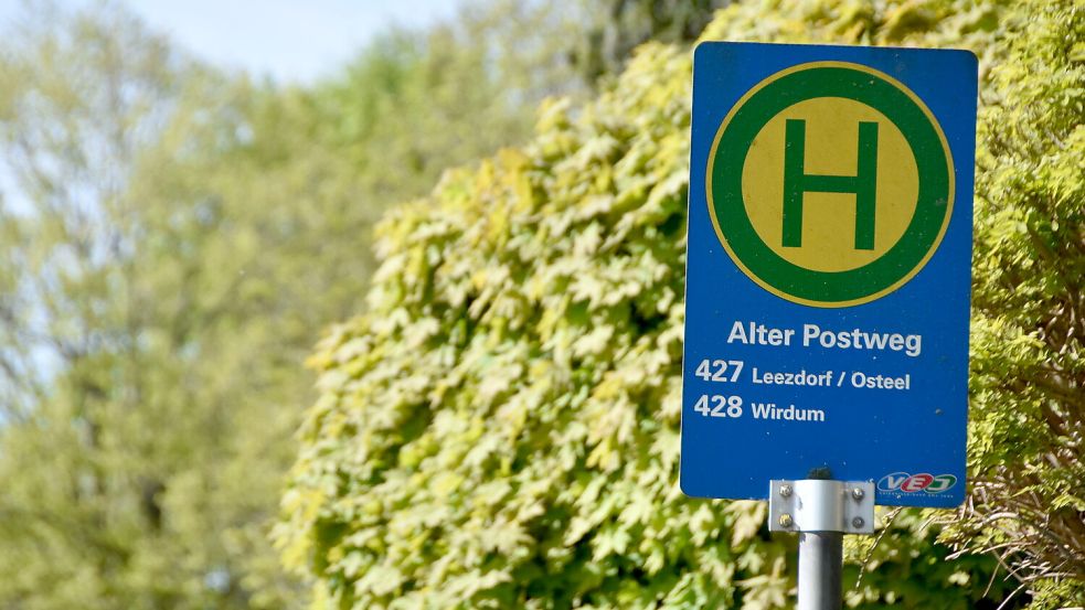 Die Bushaltestelle Alter Postweg in Marienhafe wird neu gestaltet. Foto: Thomas Dirks