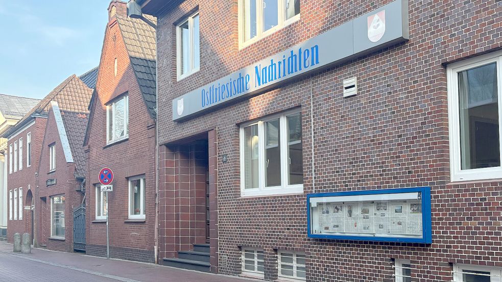 Das Redaktionsgebäude der Ostfriesischen Nachrichten in der Kirchstraße in Aurich. Foto: Stephan Schmidt