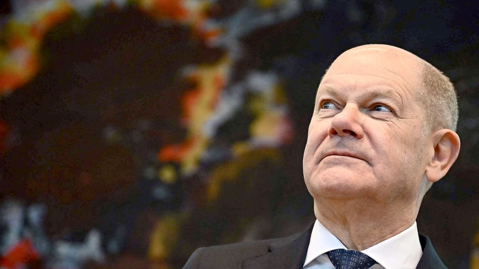 Bundeskanzler Olaf Scholz weist eine gemischte Bilanz als Kanzler vor. Foto: AFP/TOBIAS SCHWARZ