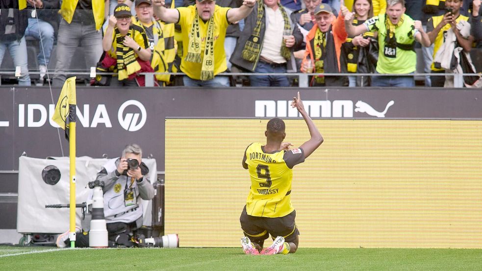 Serhou Guirassy ist in der Rückrunde der treffsicherste Stürmer der Bundesliga Foto: Bernd Thissen/dpa