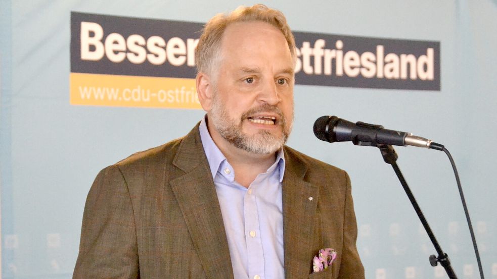 Der Auricher CDU-Kreisvorsitzende Dr. Joachim Kleen. Foto: Aiko Recke