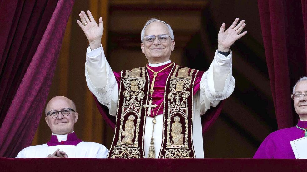 Der neue Papst Leo XIV.. Foto: Oliver Weiken/dpa