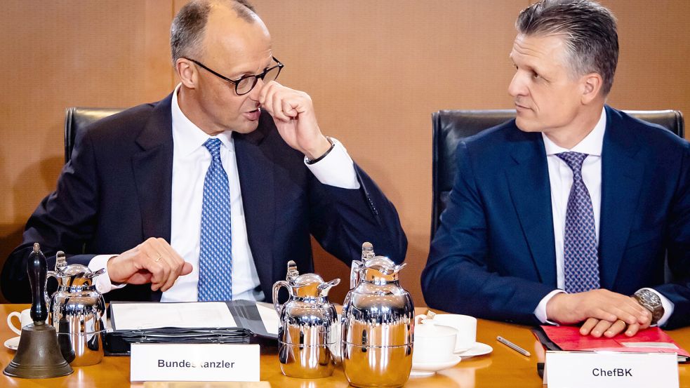 Gleich in der ersten Kabinettssitzung haben Merz und Co. 25 Sonderbeauftragte abgeschafft. Foto: Imago/Emmanuele Contini