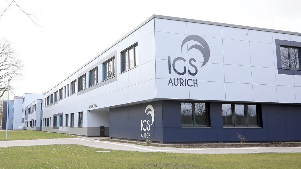 Vor fünf Jahren hat die IGS Aurich einen schmucken Neubau erhalten. Foto: Romuald Banik