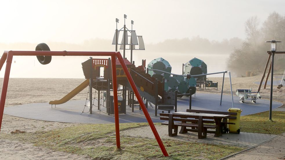 Der Piratenspielplatz am Timmeler Meer. Foto: Romuald Banik