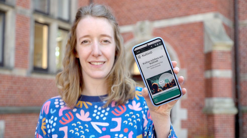 Maike Nordholt ist Kulturreferentin bei der Regionalen Kulturagentur der Ostfriesischen Landschaft und betreut das Online-Portal Kultino. Foto: Romuald Banik