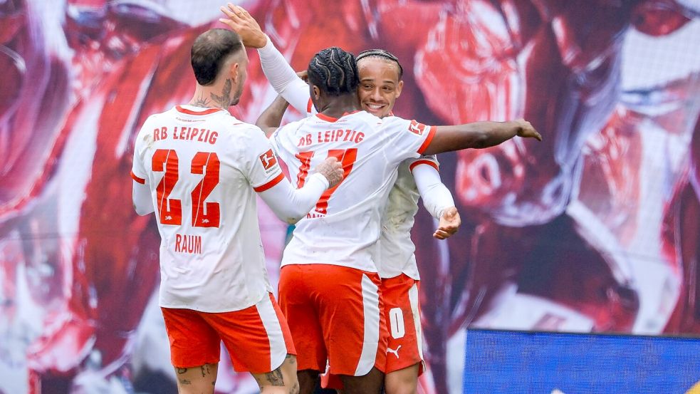 Leipzig ging zweimal in Führung. Foto: Jan Woitas/dpa