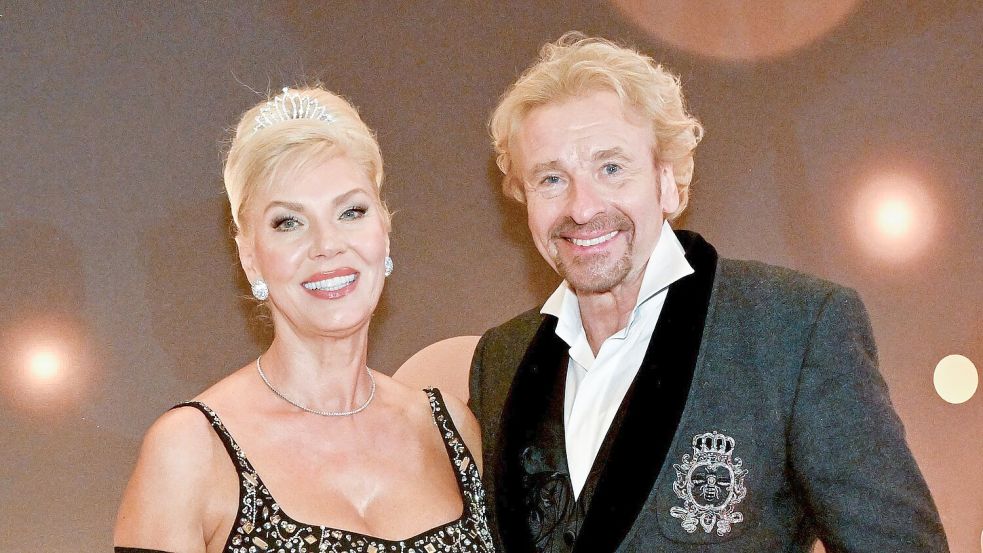 Mit Ehefrau Karina lebt der Globetrotter und gebürtige Kulmbacher Gottschalk inzwischen in der Nähe von München. (Archivbild) Foto: Peter Kneffel/dpa