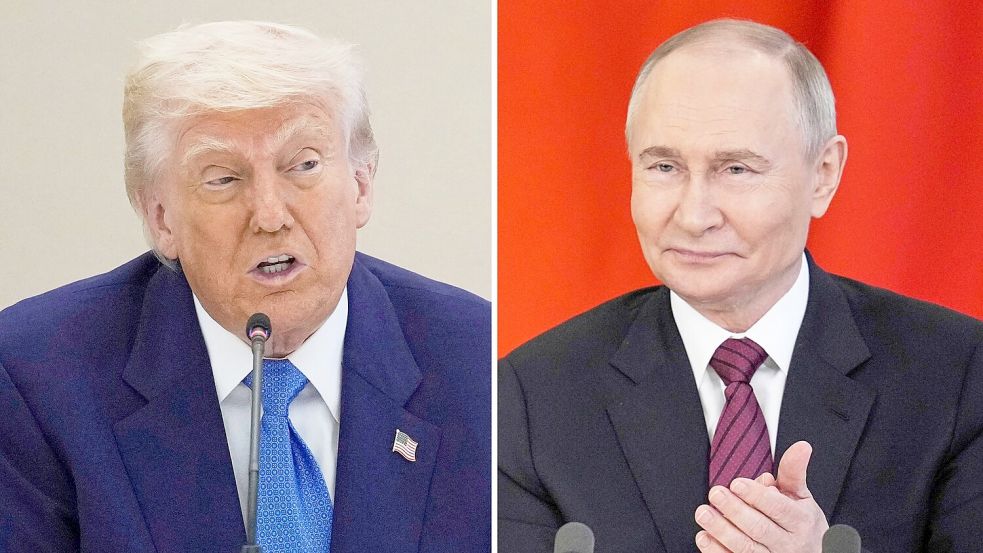 Trump und Putin telefonierten zum dritten Mal seit Jahresbeginn miteinander. Foto: Brandon/Bednyakov/AP/dpa