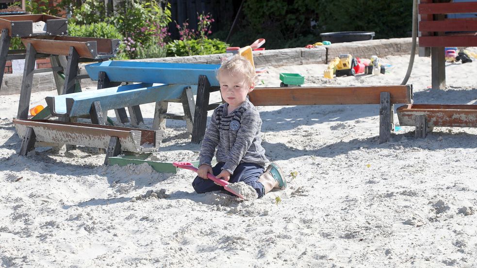 Schon jetzt steht das Gelände wieder zum Spielen bereit. Foto: Romuald Banik