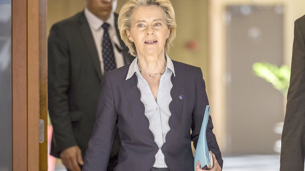 Ursula von der Leyen ist die Festrednerin zum 60. Jubiläum der Medizinischen Hochschule Hannover. Foto: Wiktor Dabkowski/dpa/ZUMA Press Wire