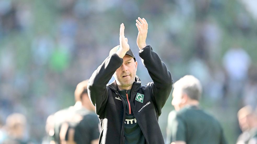 Hört bei Werder Bremen auf: Trainer Ole Werner. Foto: Carmen Jaspersen/dpa