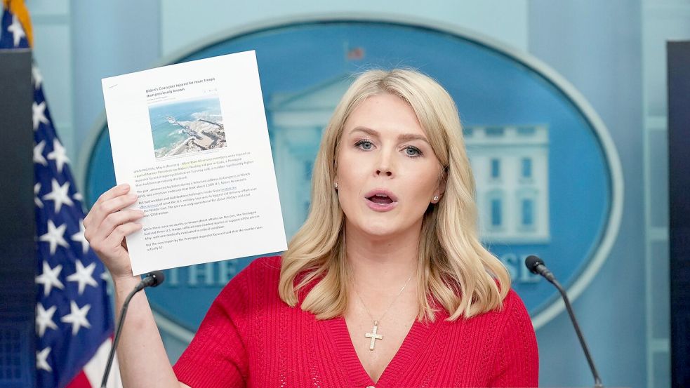 Laut der Sprecherin von US-Präsident Donald Trump, Karoline Leavitt, hat Israel einem neuen US-Vorschlag für eine Waffenruhe zugestimmt. Foto: Jacquelyn Martin/AP/dpa